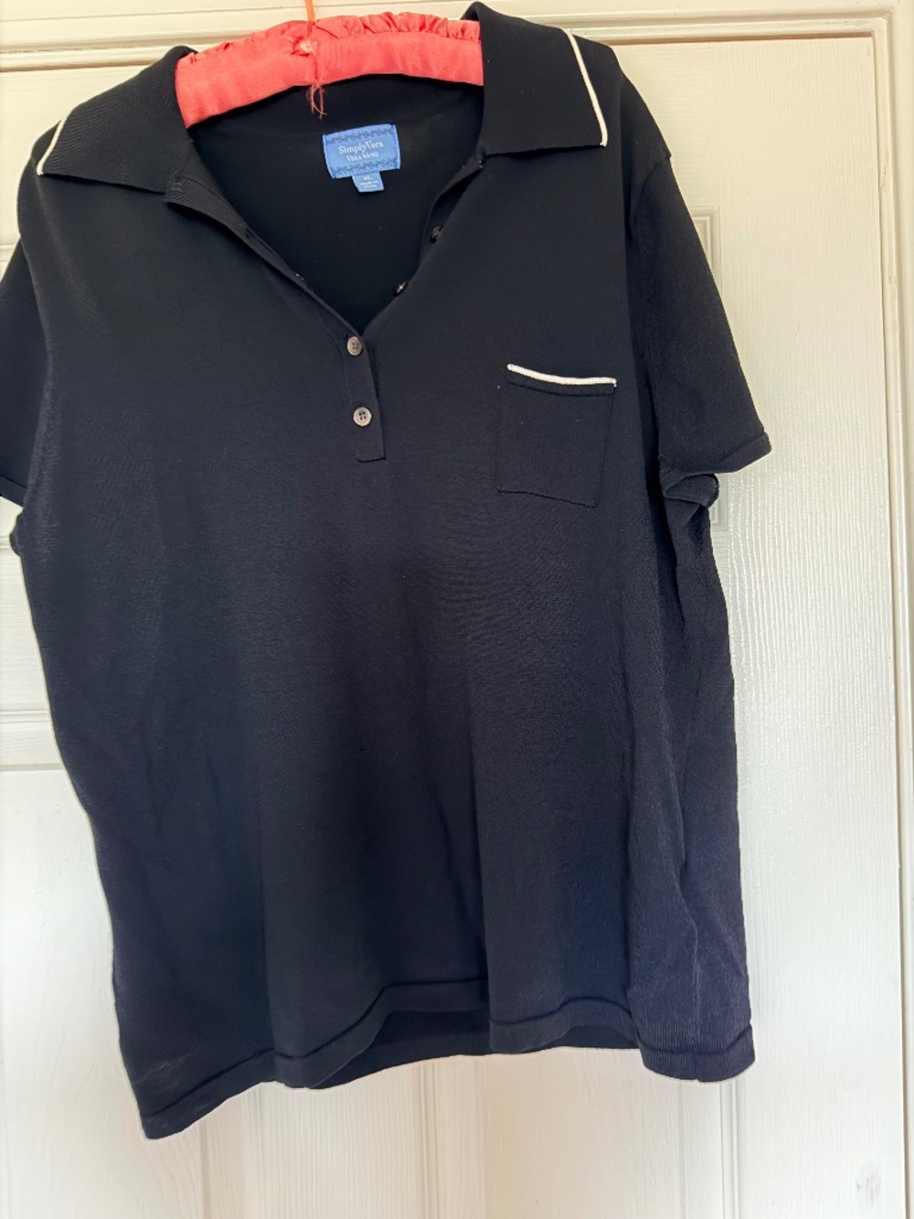 Simply Vera Wang Black Blouse